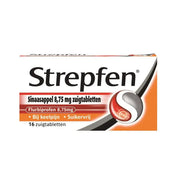 Strepfen Sinaasappel suikervrij 16 zuigtabletten