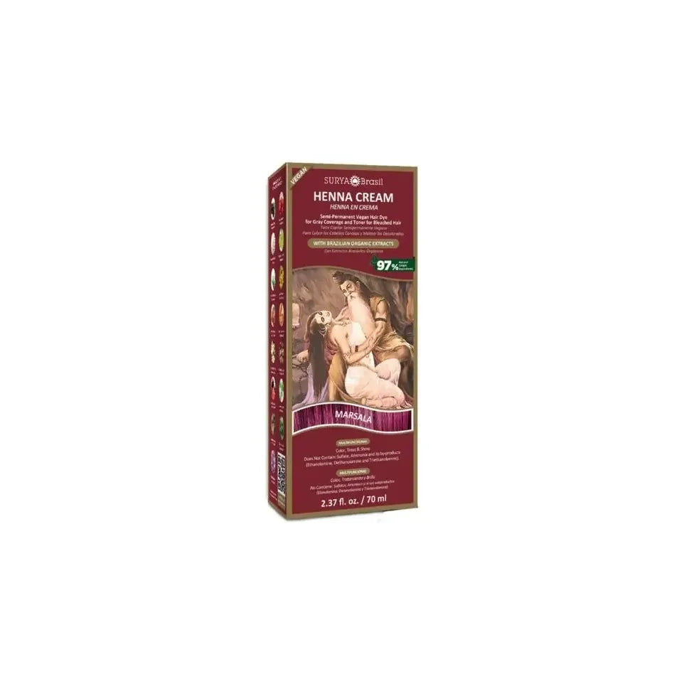 Surya Brasil Henna haarverf creme marsala 70 ml