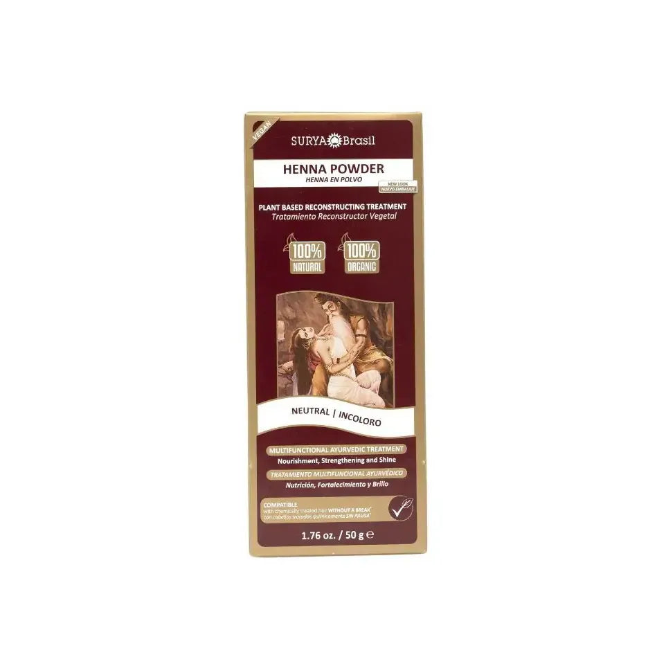 Surya Brasil Henna haarverf poeder neutraal 50 gram