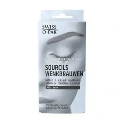 Swiss O-Par Professionele verf wenkbrauwen zwart