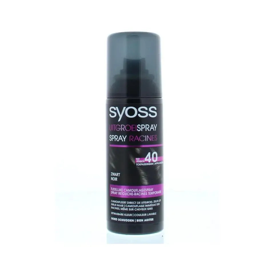 Syoss Uitgroeispray zwart 120 ml