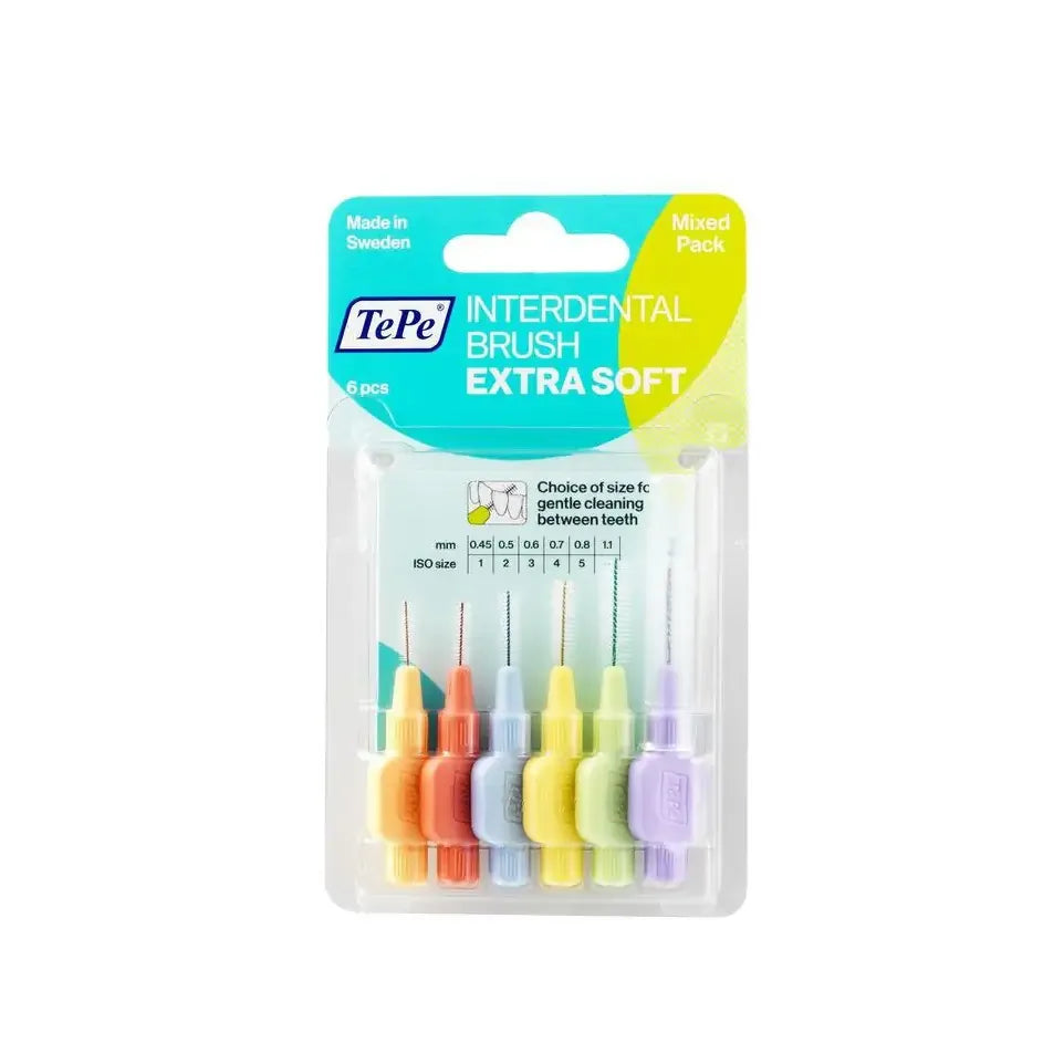 Tepe Interdentale rager x-soft gemengd 6 stuks