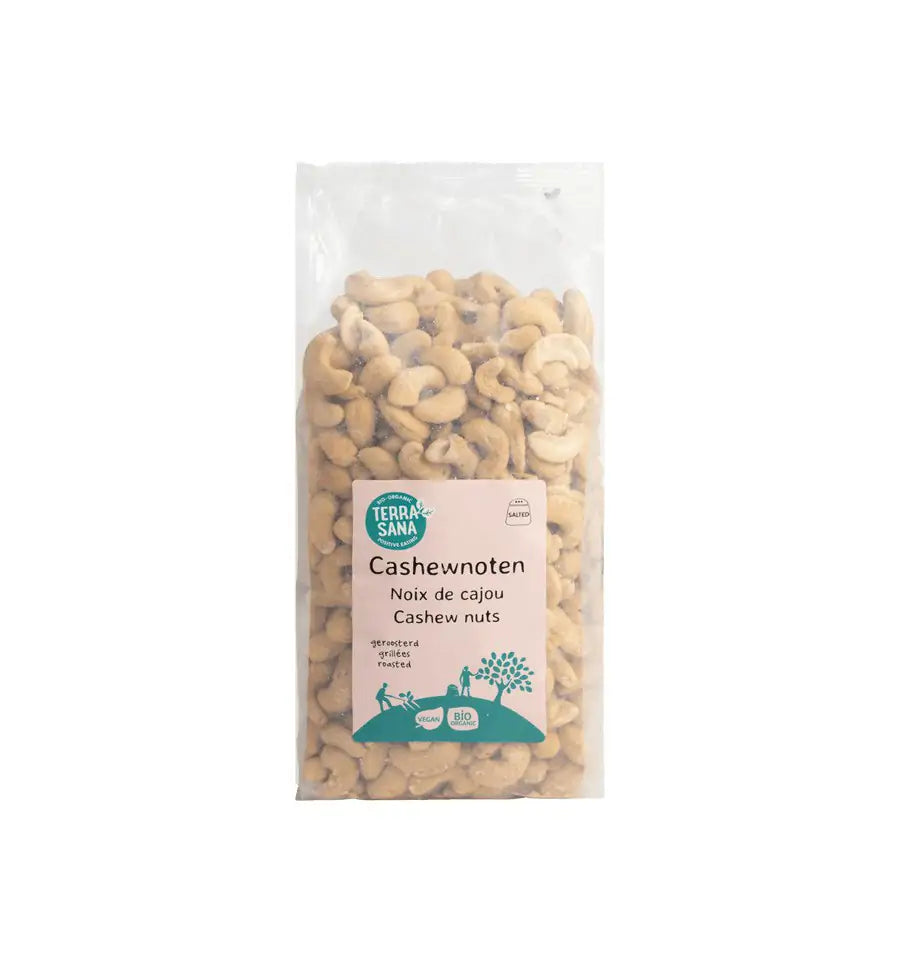 Terrasana Cashewnoten geroosterd & gezouten bio 750 gram