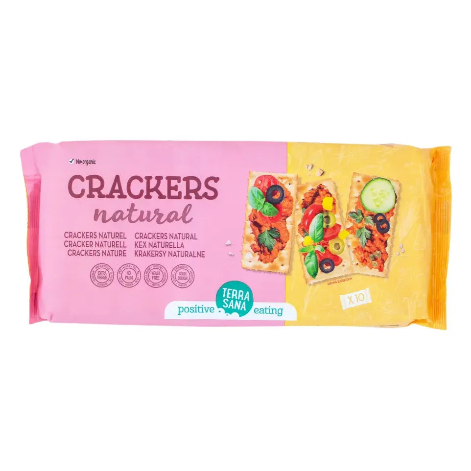 Terrasana Crackers naturel bio 300 gram