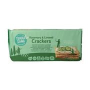 Terrasana Crackers rozemarijn & lijnzaad bio 250 gram