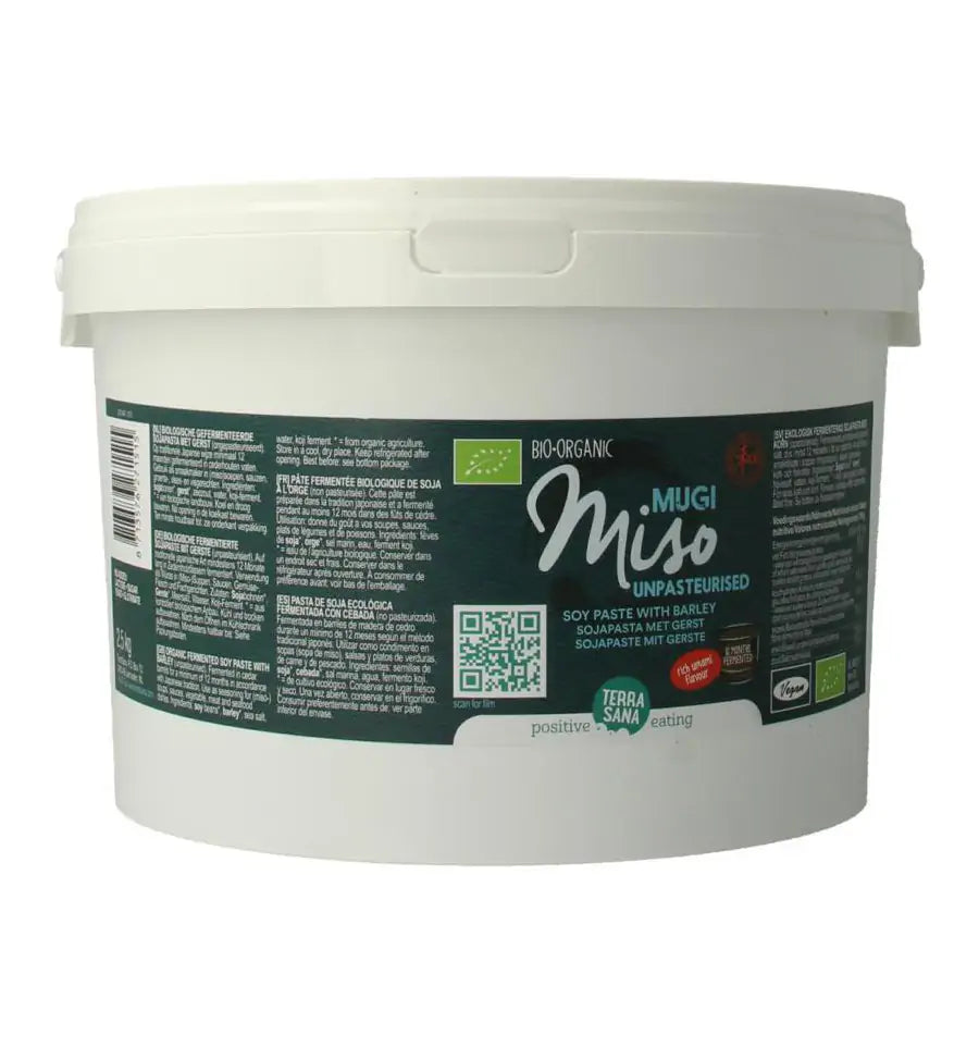 Terrasana Mugi miso ongepasteuriseerd bio 2500 gram