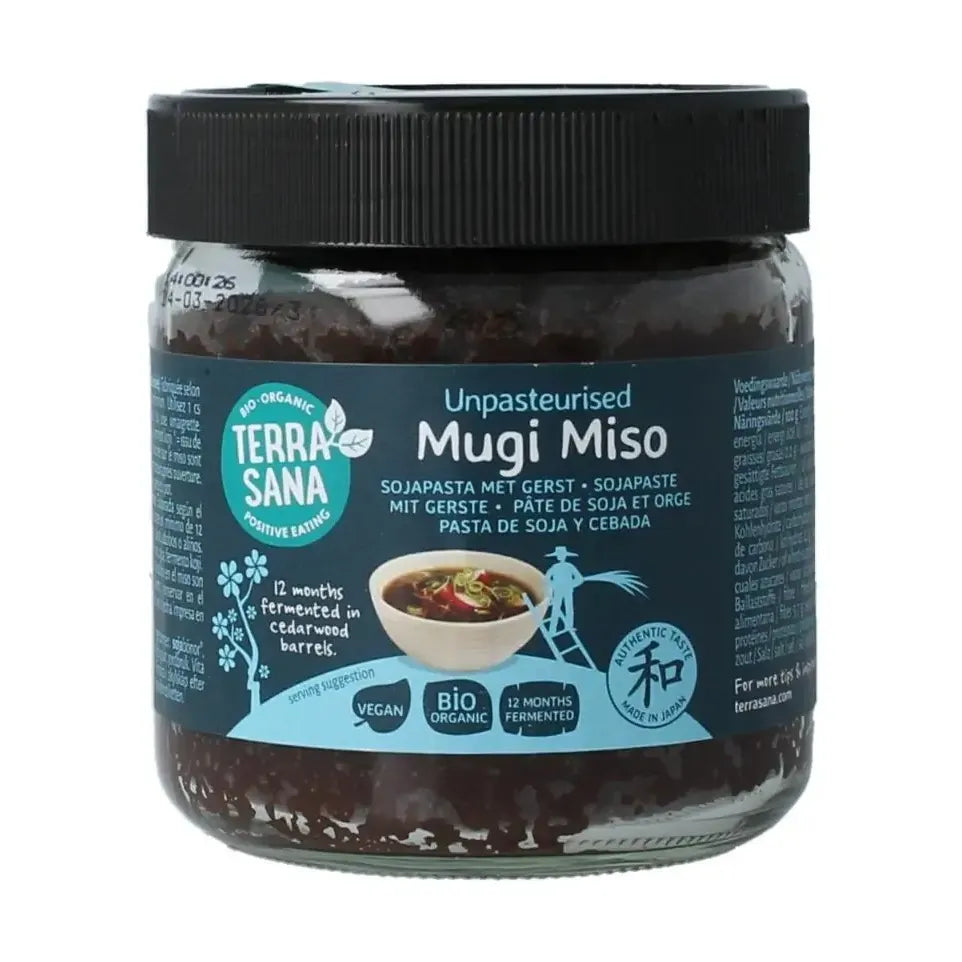 Terrasana Mugi miso ongepasteuriseerd bio 350 gram