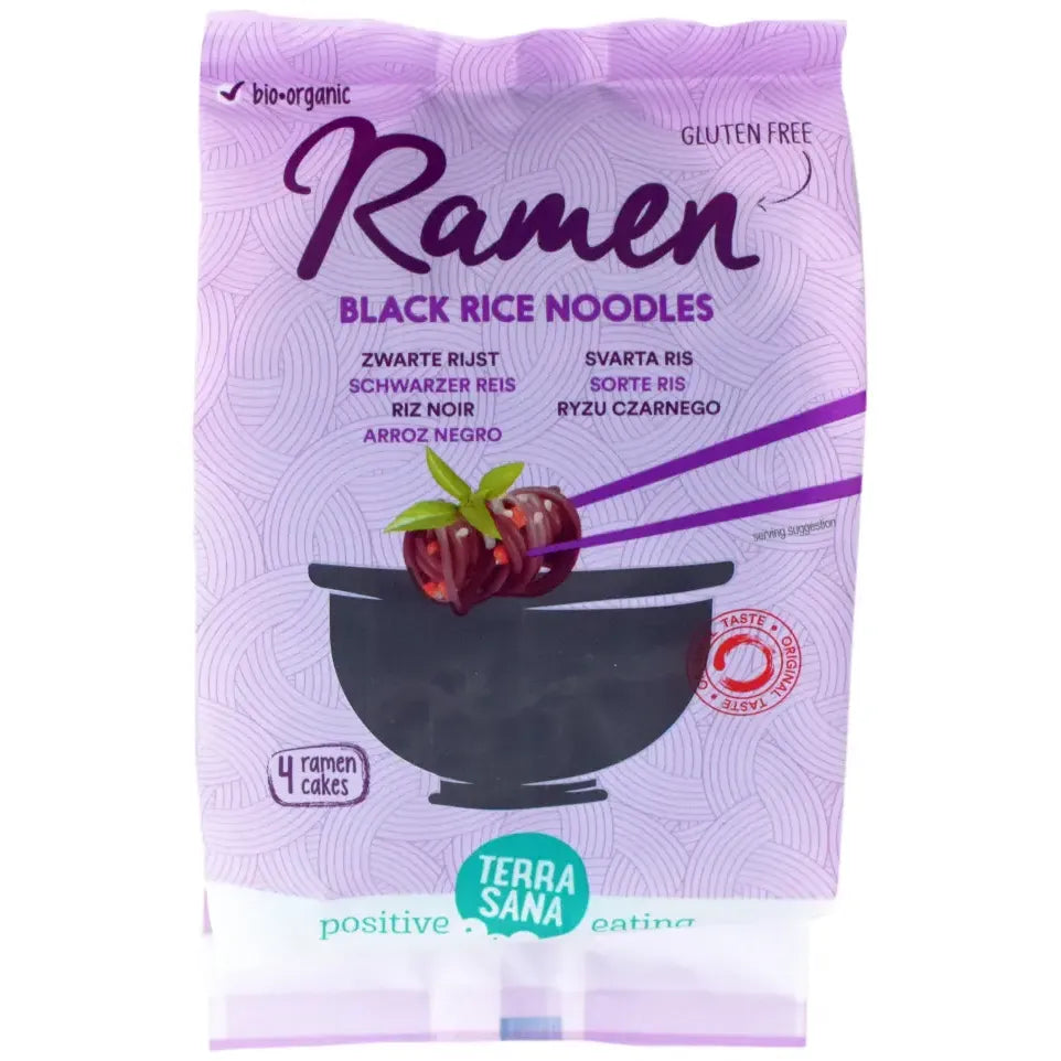 Terrasana Ramen zwarte rijst bio 280 gram