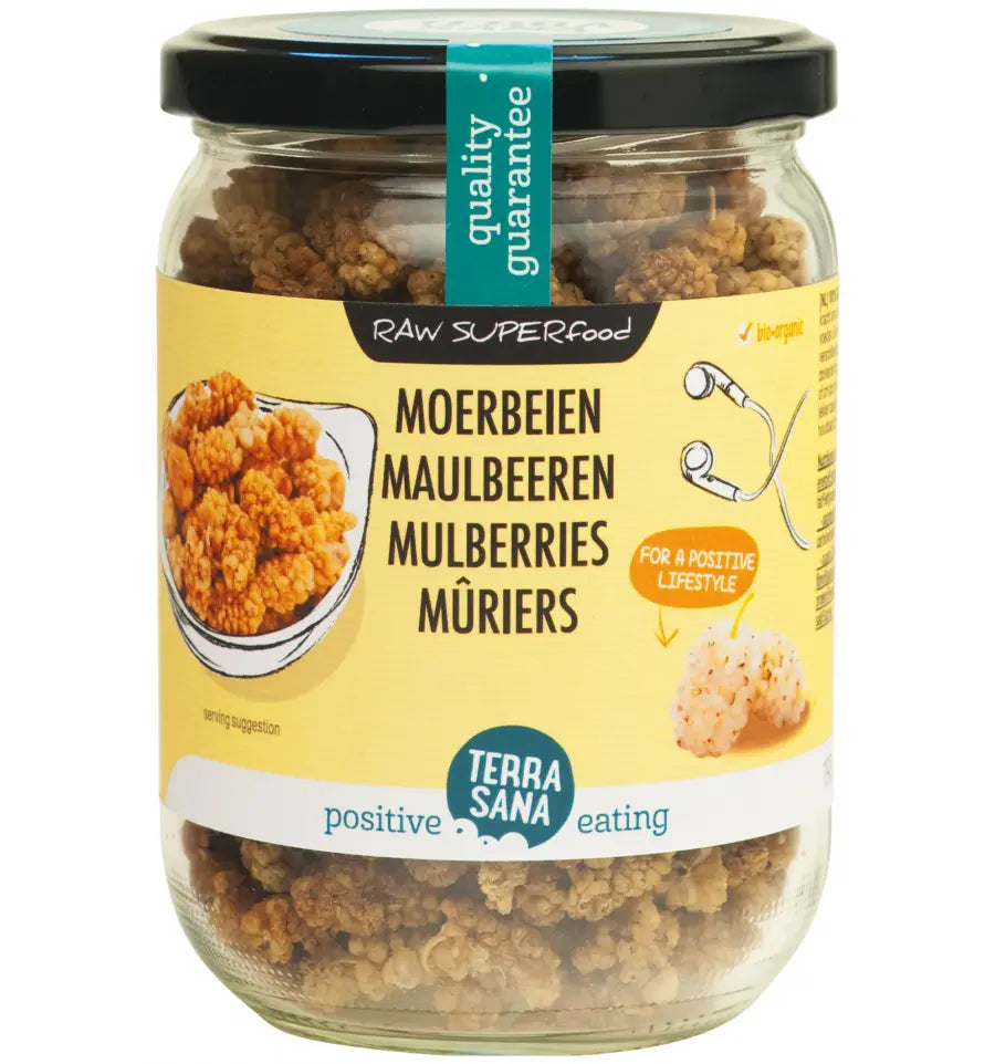 Terrasana Moerbeien wit bio 190 gram