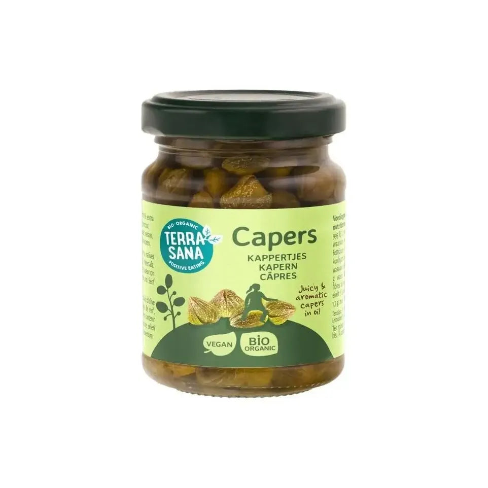 Terrasana Kappertjes in extra vierge olijfolie bio 120 gram