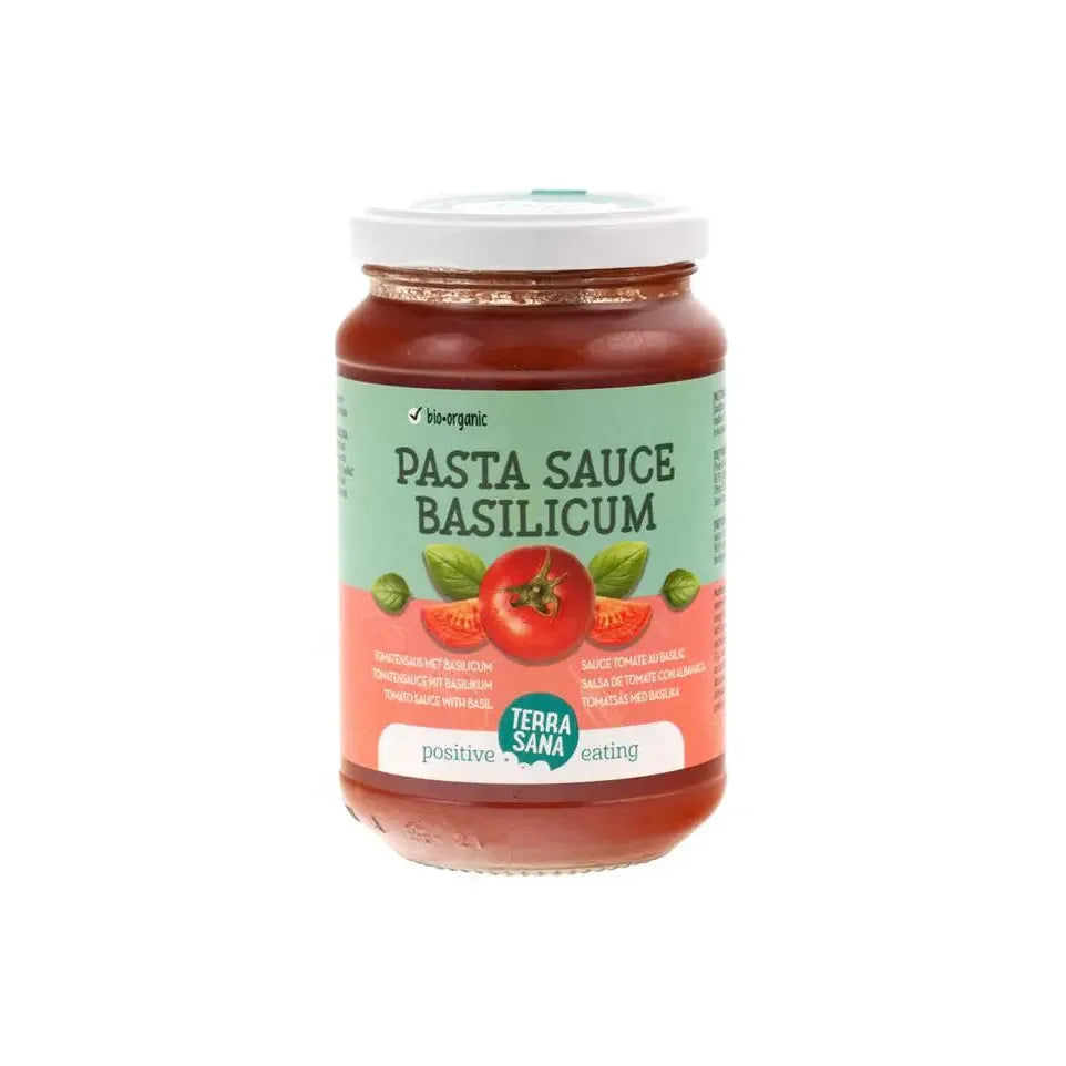 Terrasana Tomatensaus met basilicum bio 340 gram