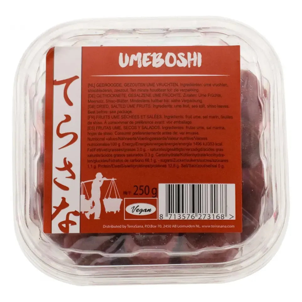 Terrasana Umeboshi gezoute japanse abrikozen 250 gram