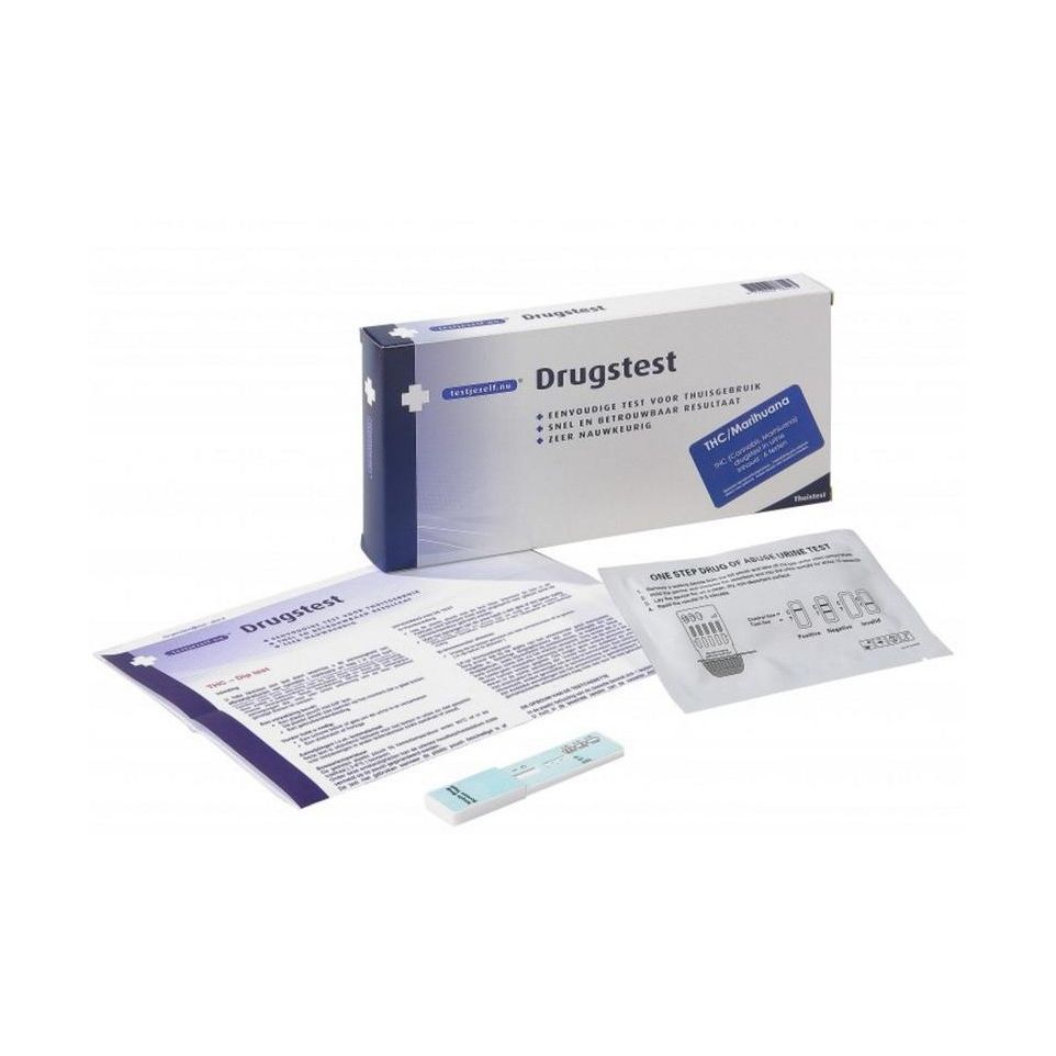 Testjezelf.nu Drugstest THC (cannabis/marihuana) 6 stuks