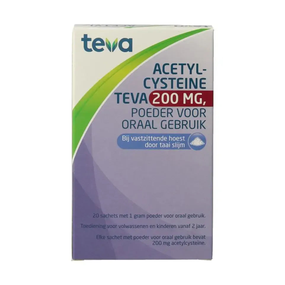 Teva Acetylcysteine 200 mg 20 sachets
