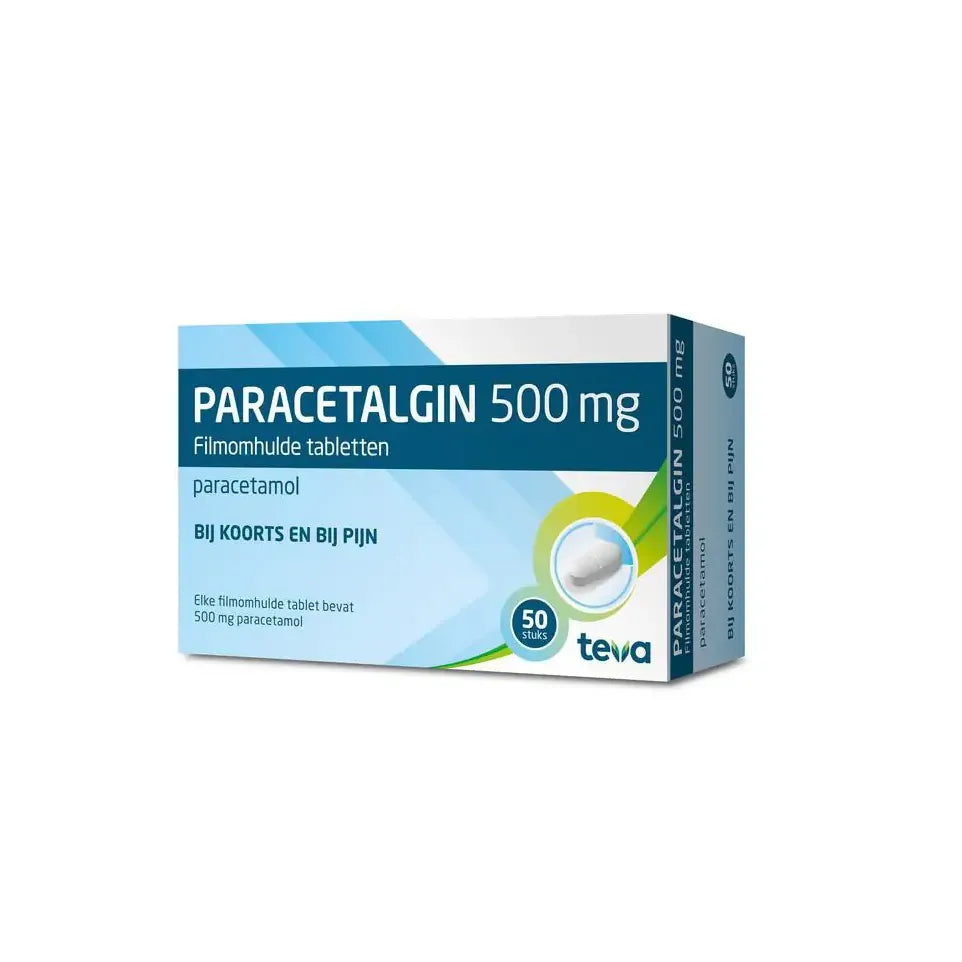 Teva paracetalgin 500 mg uad 50 tabletten