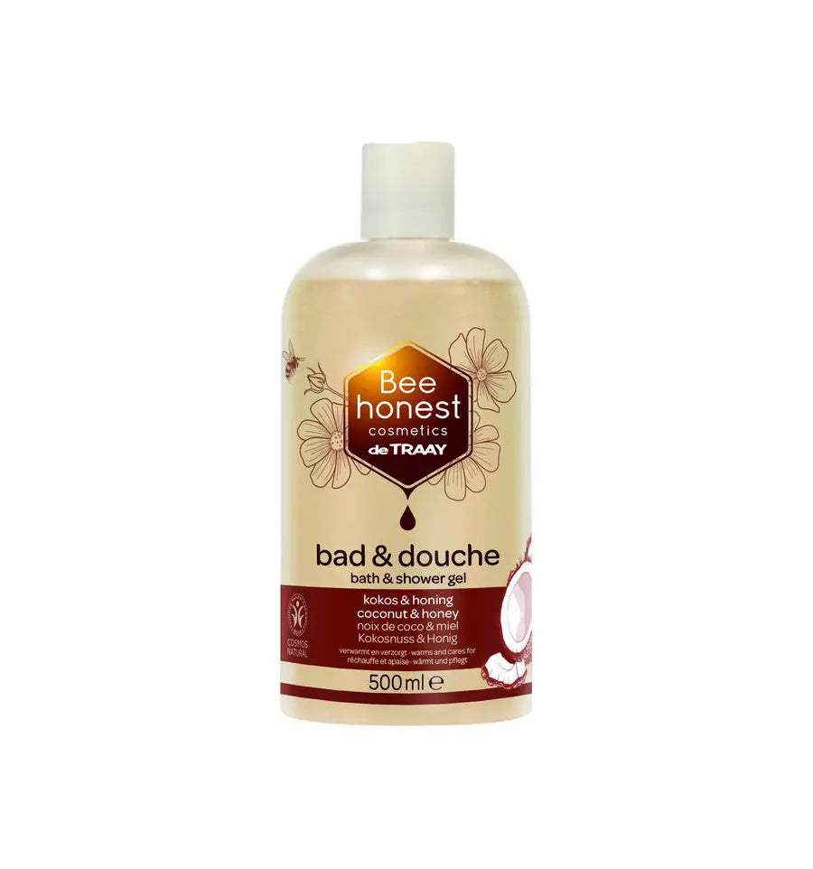Traay Bee Honest Bad/douche kokos/honing 500 ml