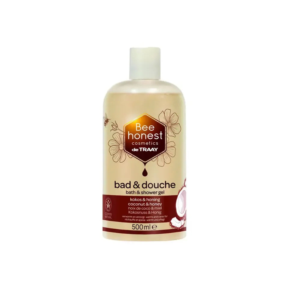 Traay Bee Honest Bad/douche kokos/honing 500 ml