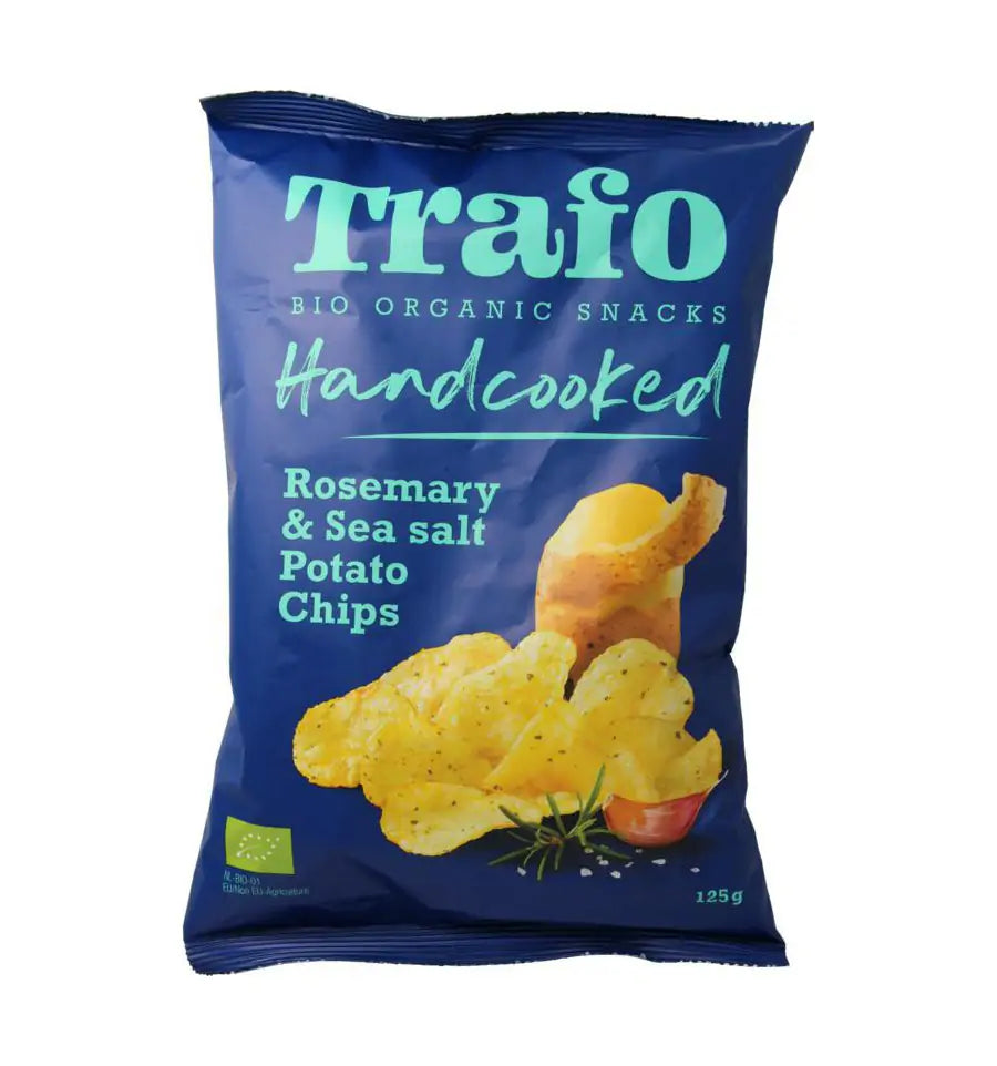 Trafo Chips handcooked rozemarijn himalaya zout 125 gram