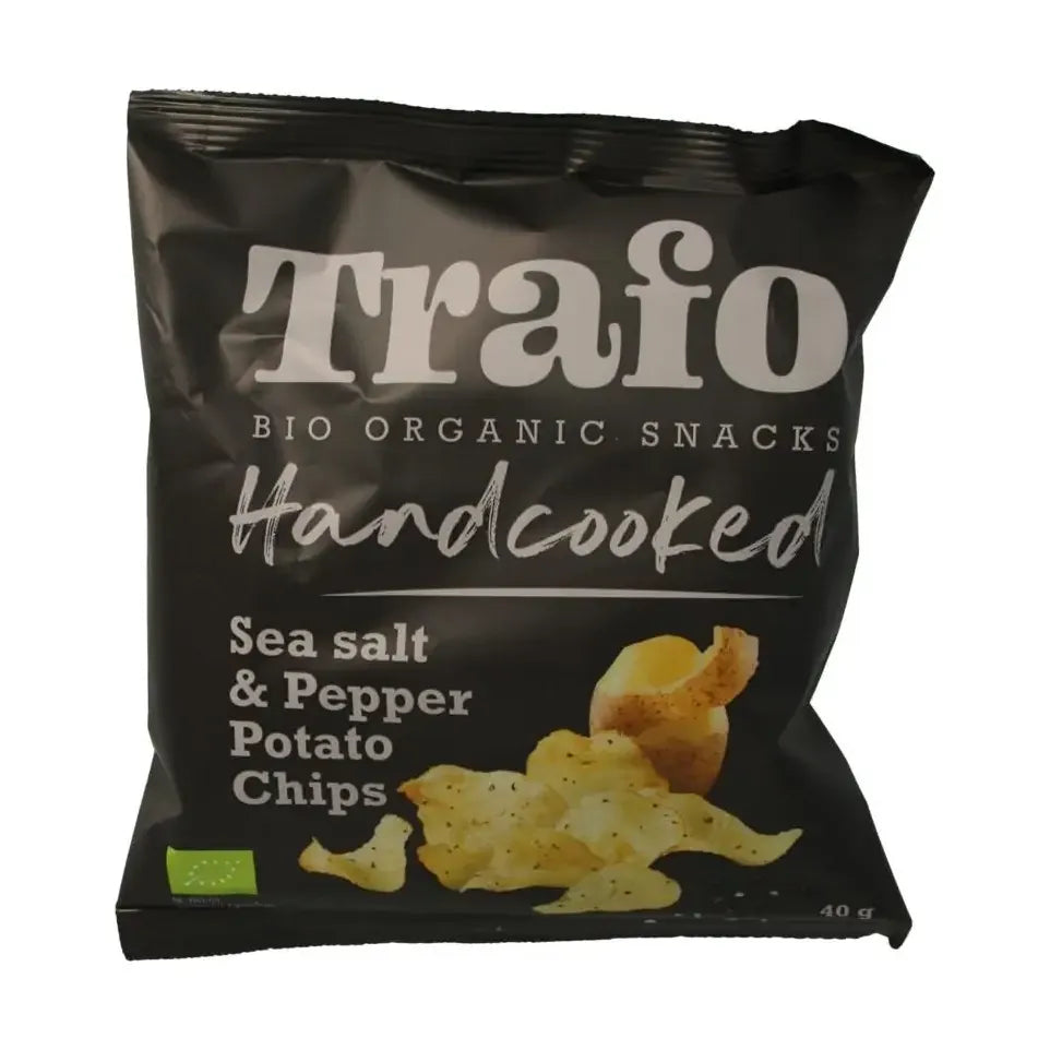 Trafo Chips handcooked zout en peper 40 gram