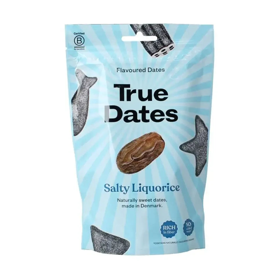 True Dates Salty liquorice 100 gram