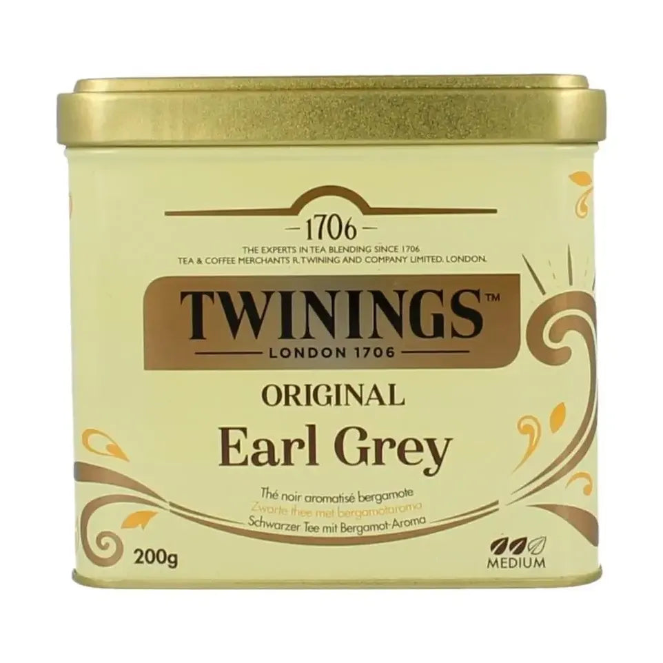 Twinings Earl grey thee blik 200 gram