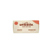 Unwaste Duopack orange soap shampoo bar