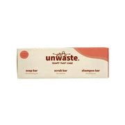 Unwaste Giftset orange soap scrub shampoo