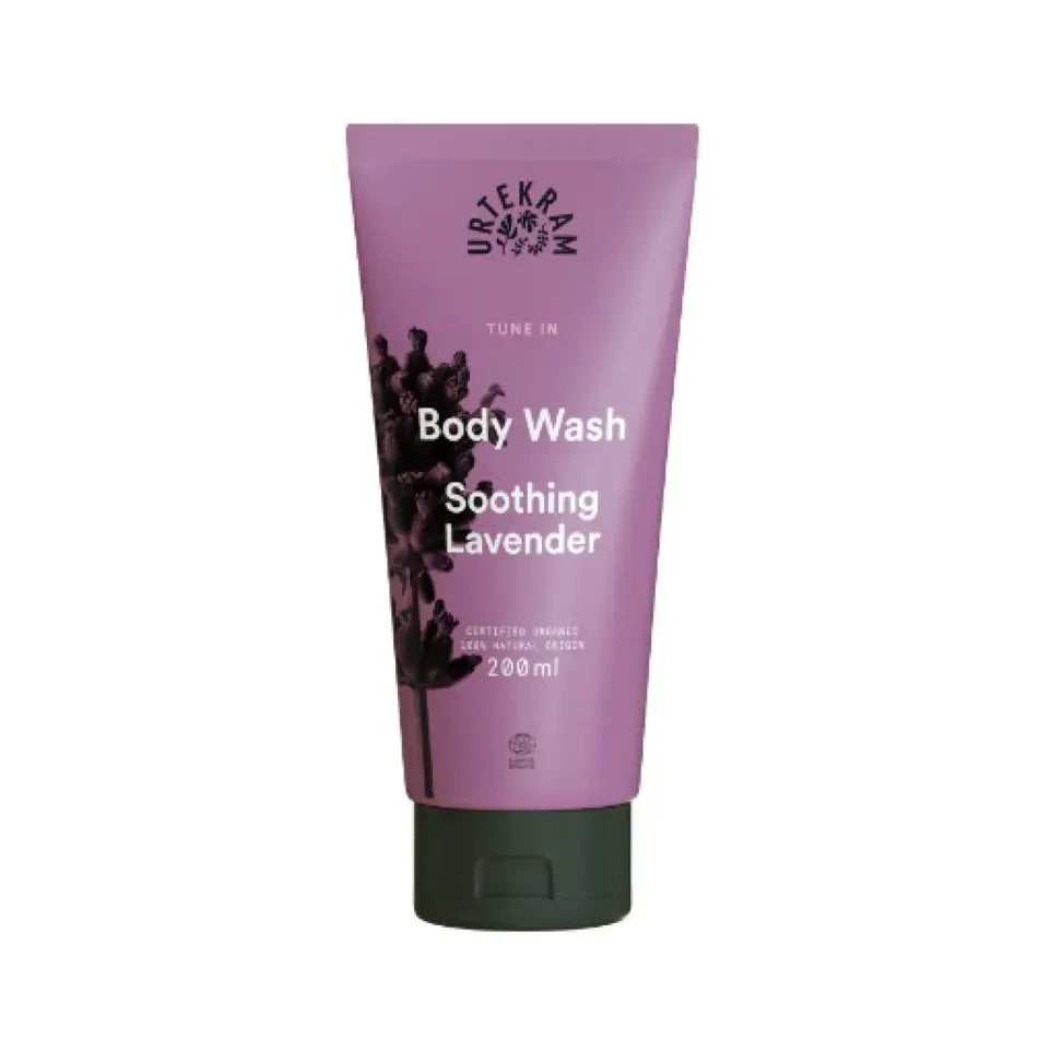 Urtekram Tune in soothing lavender bodywash 200 ml