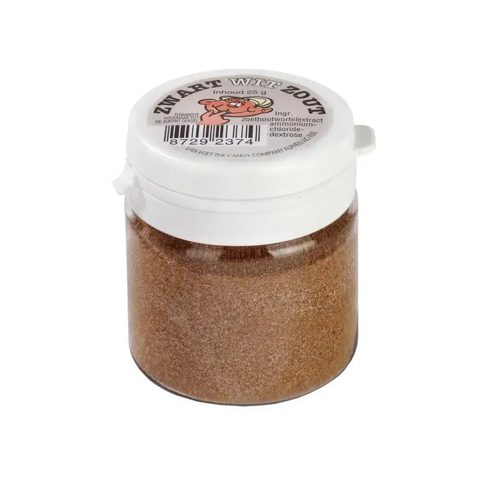 Van Vliet Zwart wit zout 25 gram