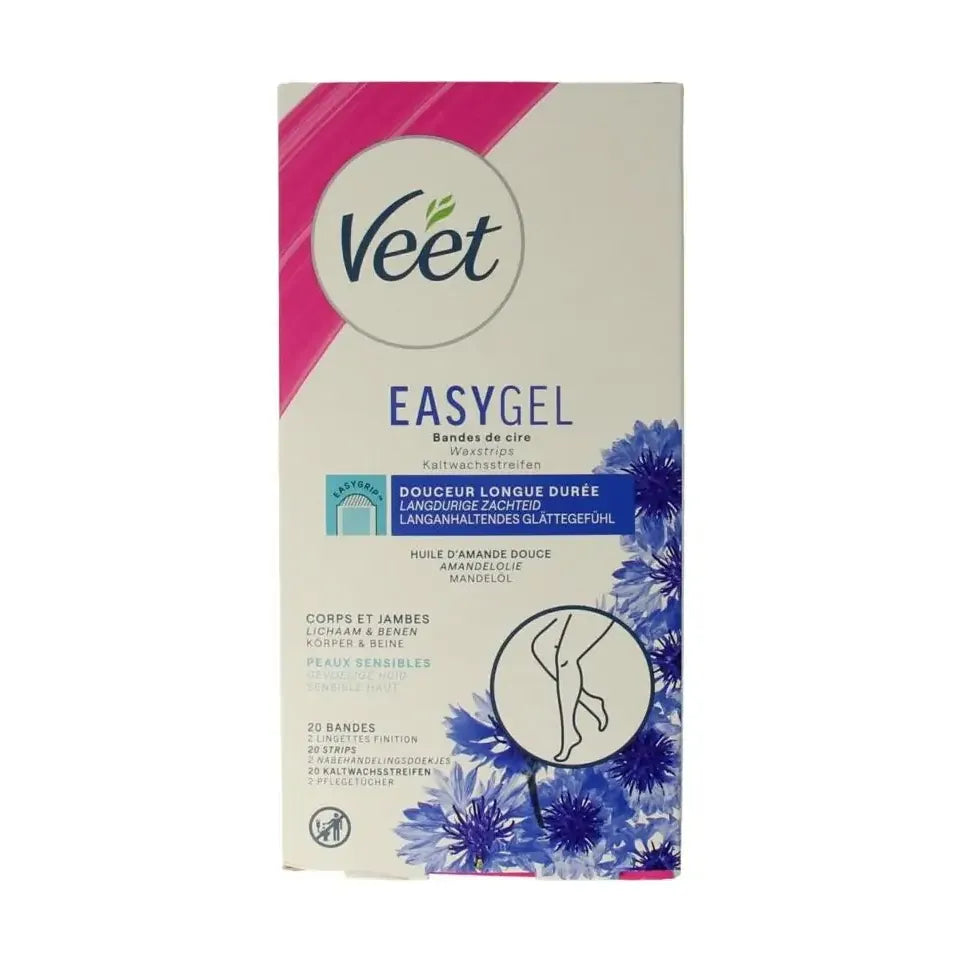 Veet Koude waxstrips gevoelige huid 20 stuks