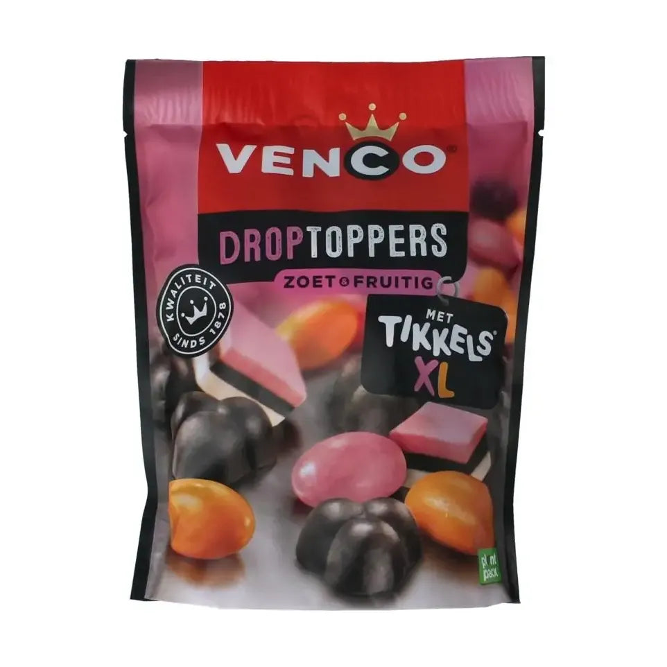 Venco droptoppers fruitig 225 gram