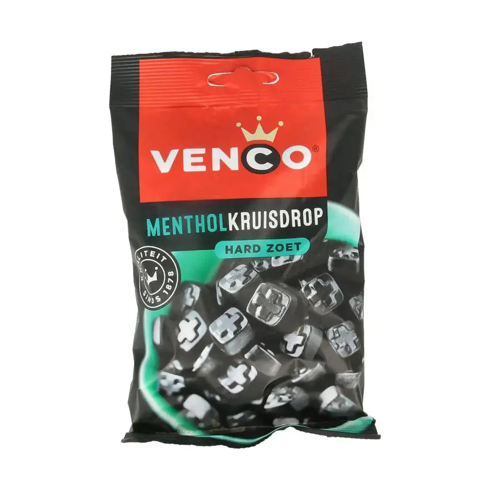 Venco Menthol kruisdrop 120 gram