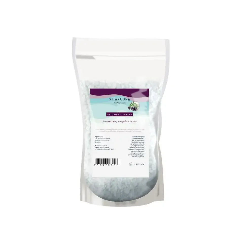 Vitacura Magnesium zout/flakes jeneverbes 500 gram