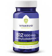Vitakruid B12 1000 mcg methylcobalamine 90 tabletten (afbeelding 1)