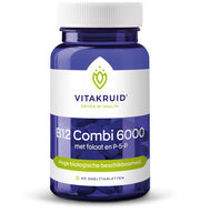 Vitakruid B12 Combi 6000 met folaat & P-5-P 60 tabletten (afbeelding 1)