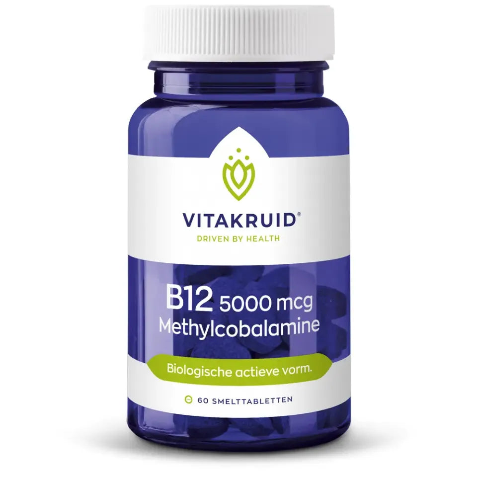 Vitakruid B12 5000 mcg methylcobalamine 60 tabletten