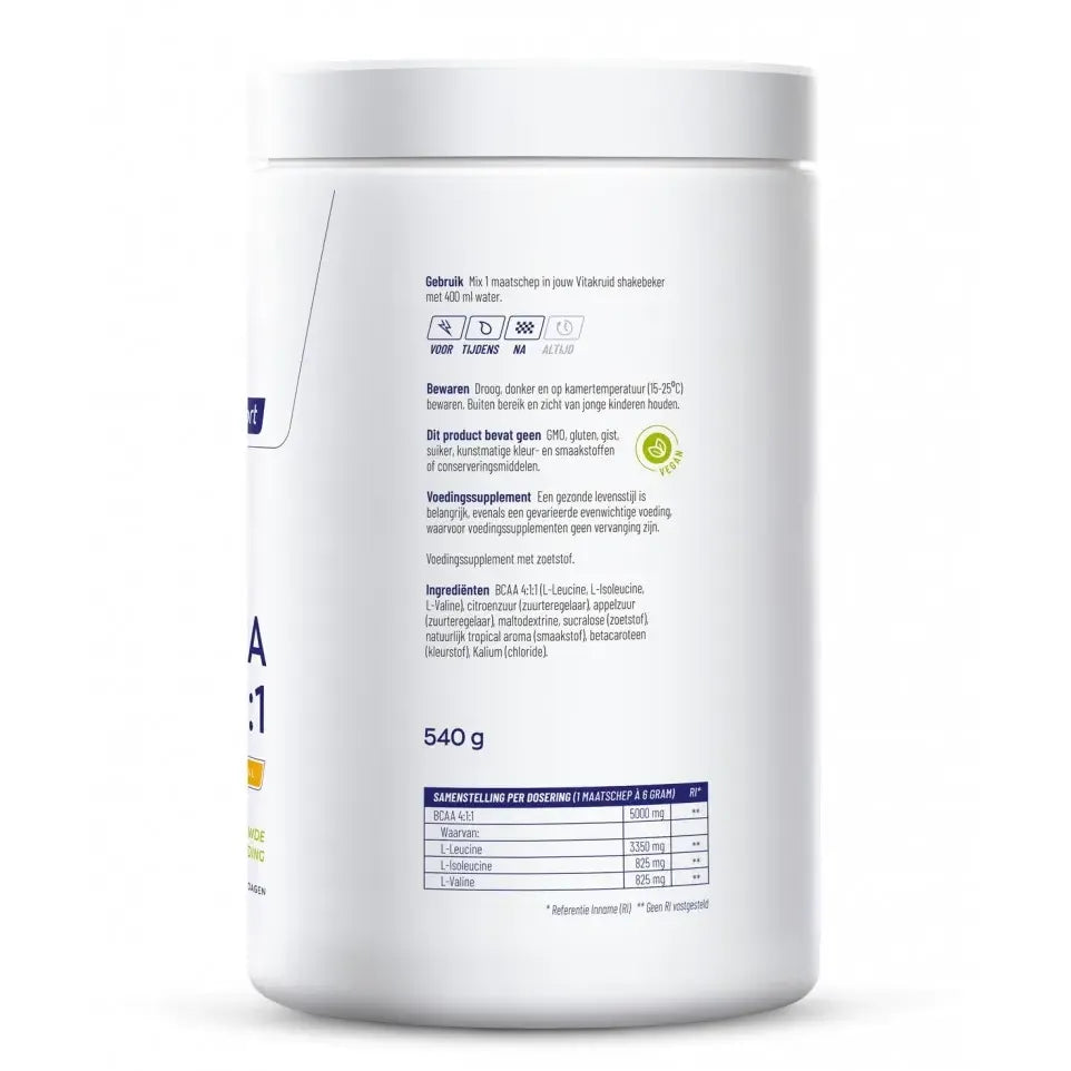 Vitakruid BCAA 4:1:1 540 gram