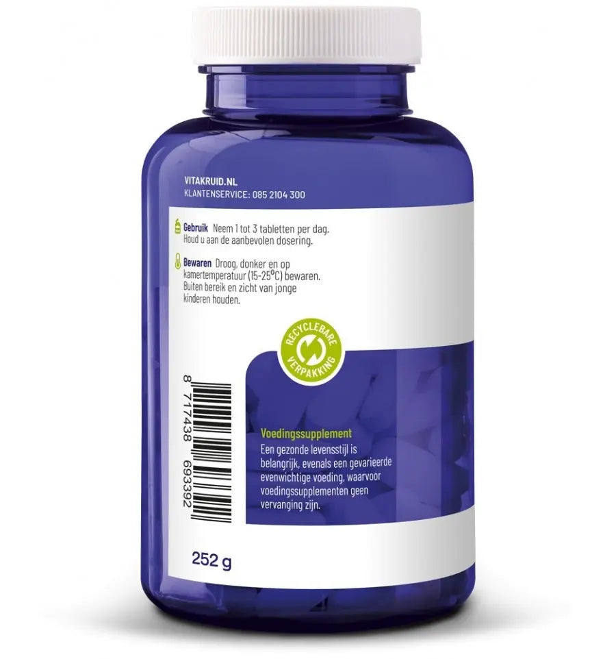 Vitakruid Creatine monohydraat 1000 mg 180 tabletten (afbeelding 2)