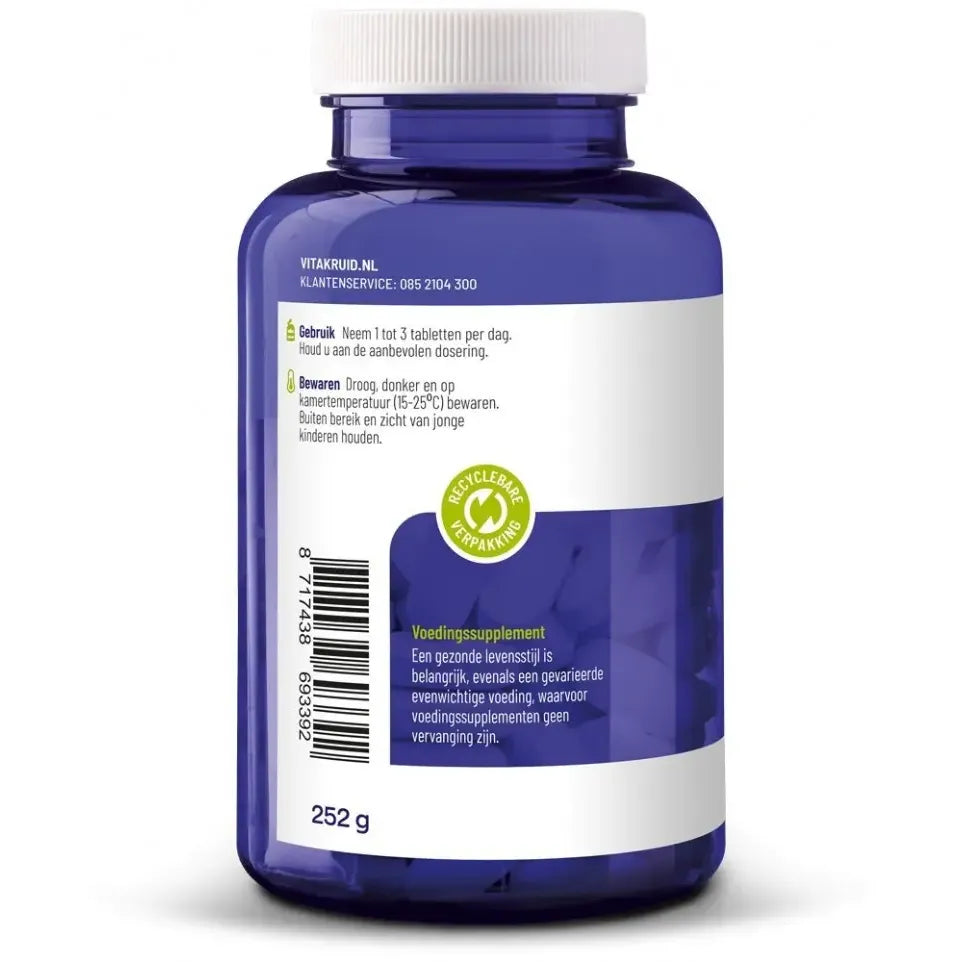 Vitakruid Creatine monohydraat 1000 mg 180 tabletten (afbeelding 2)