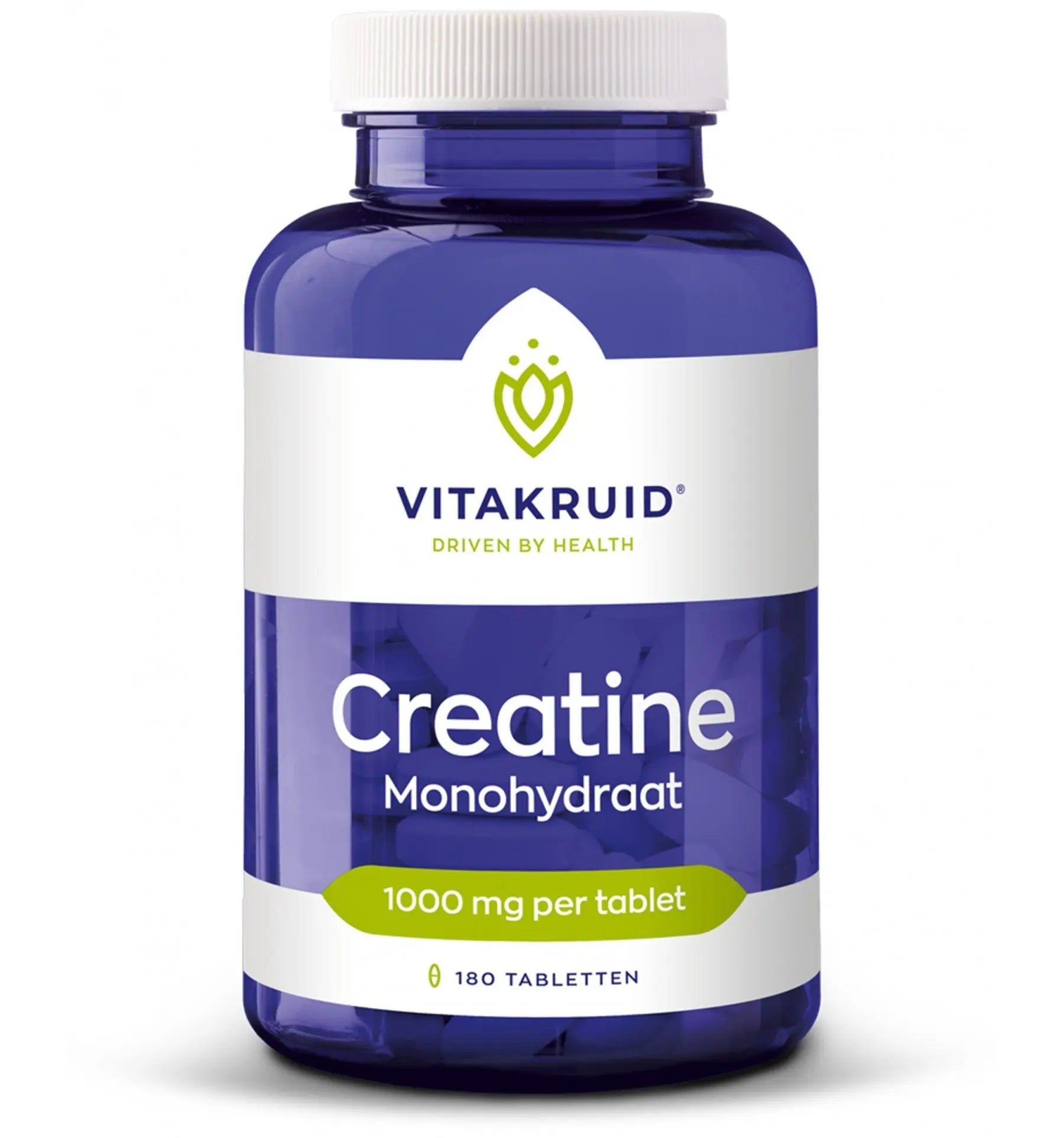 Vitakruid Creatine monohydraat 1000 mg 180 tabletten (afbeelding 1)