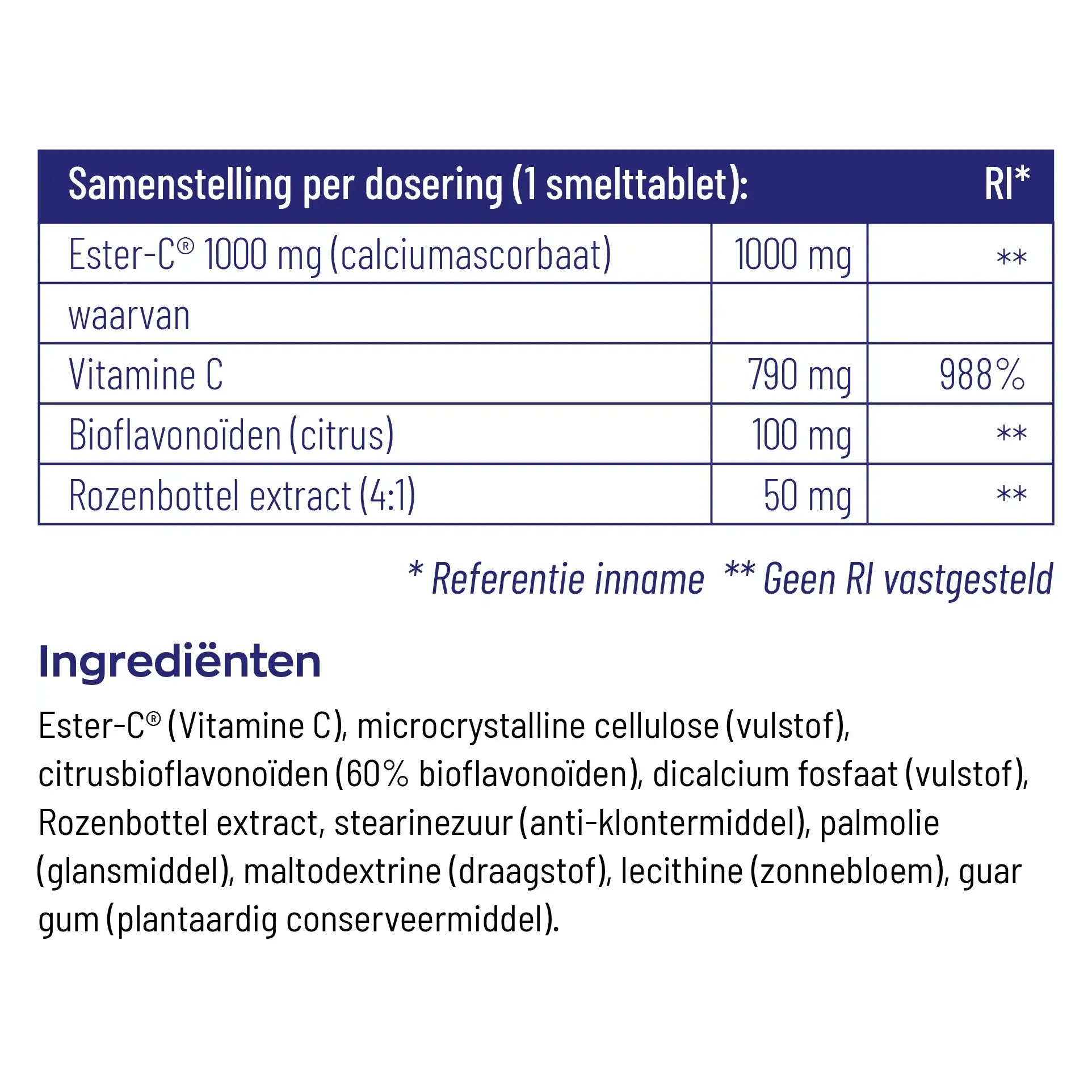 Vitakruid Ester C 1000 mg 90 tabletten