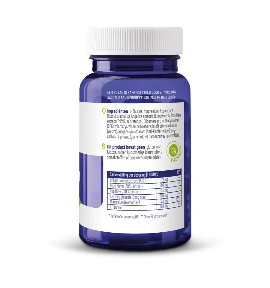 Vitakruid Feminosan 90 tabletten (afbeelding 3)