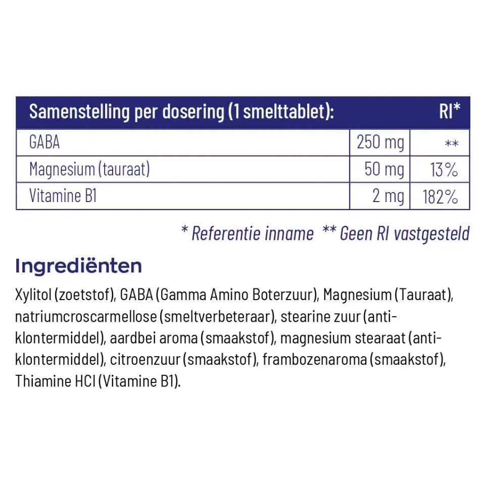Vitakruid GABA Plus 90 zuigtabletten (afbeelding 4)