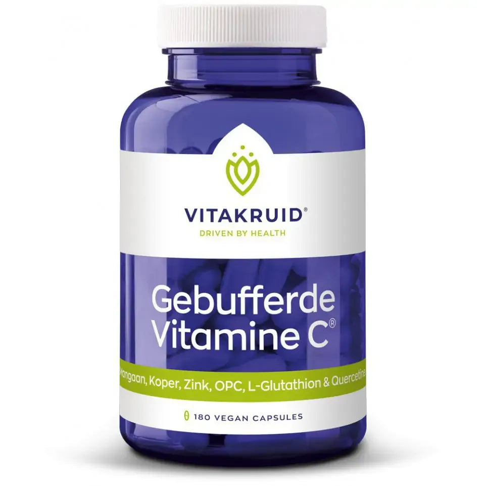 Vitakruid Gebufferde Vitamine C 180 vcaps