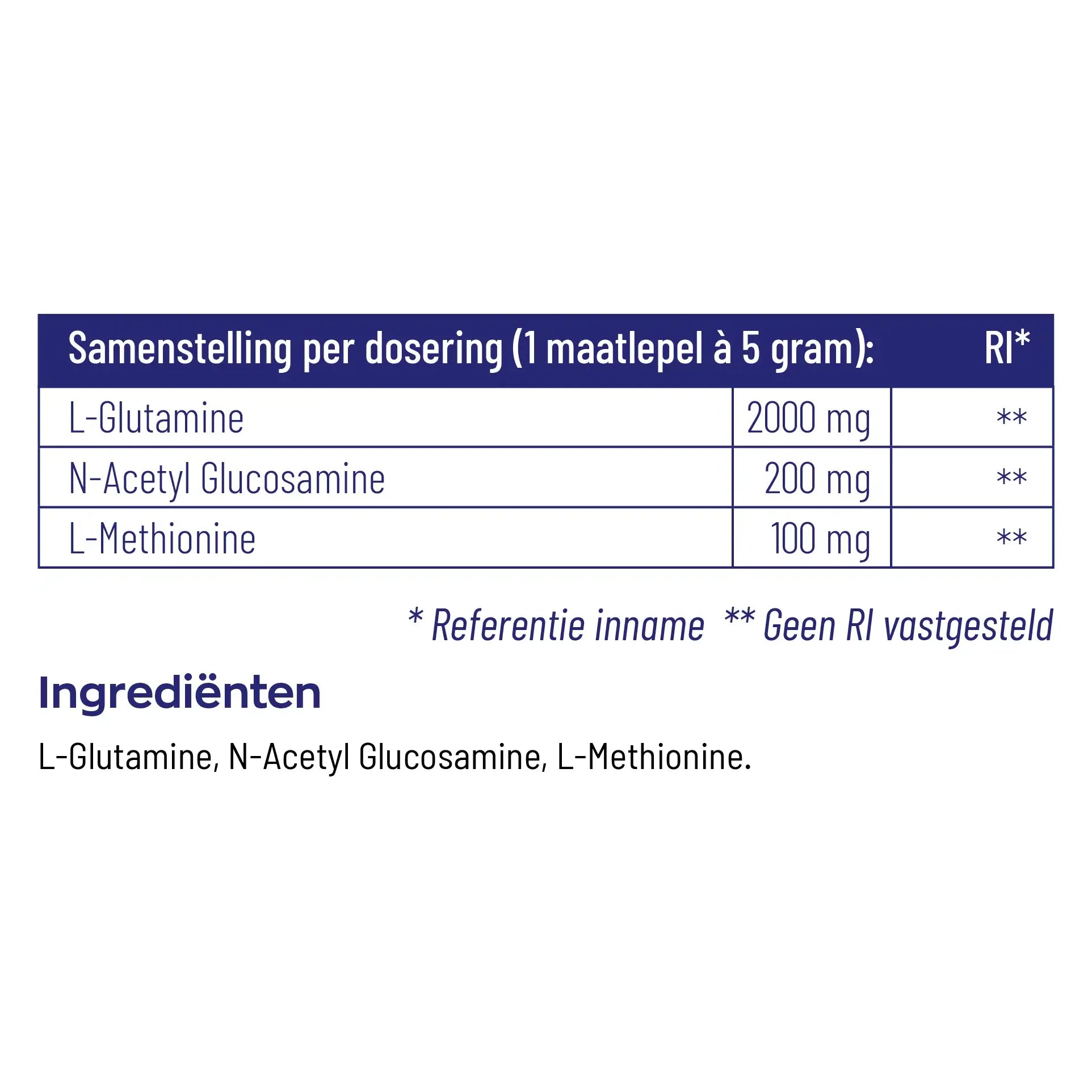 Vitakruid L-Glutamine Complex poeder 230 gram