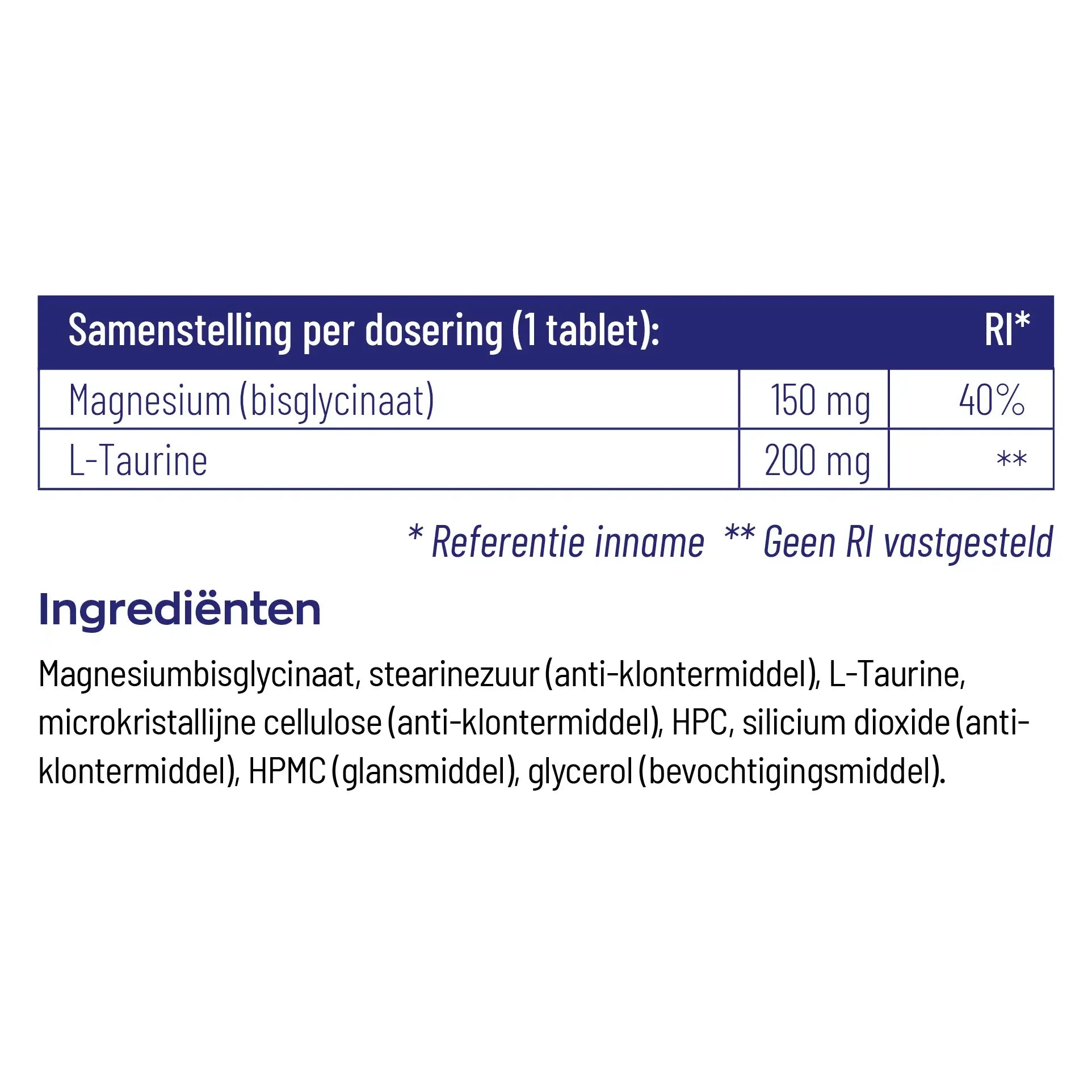 Vitakruid Magnesium 150 bisglycinaat 90 tabletten (afbeelding 4)