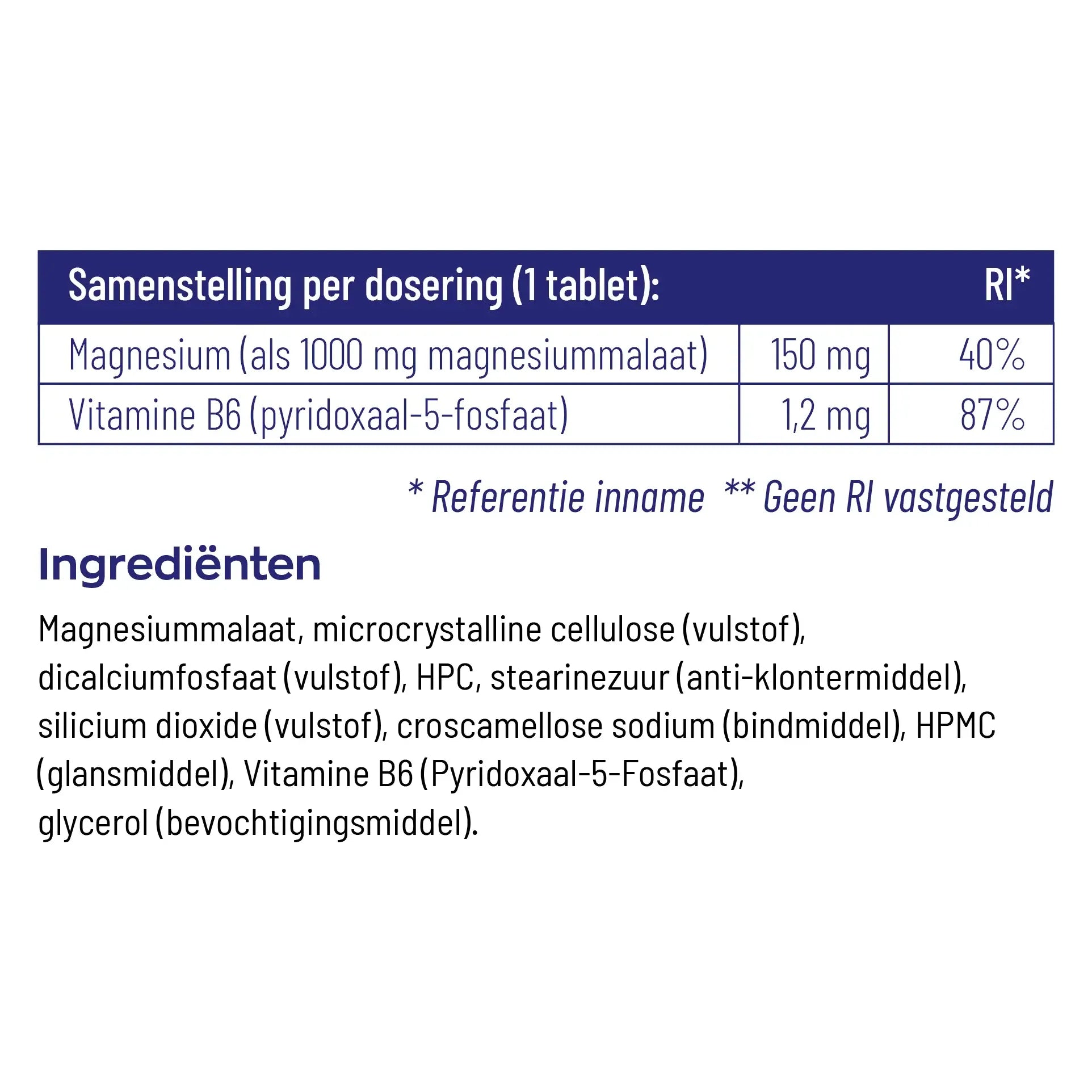 Vitakruid Magnesium 150 malaat 90 tabletten (afbeelding 4)