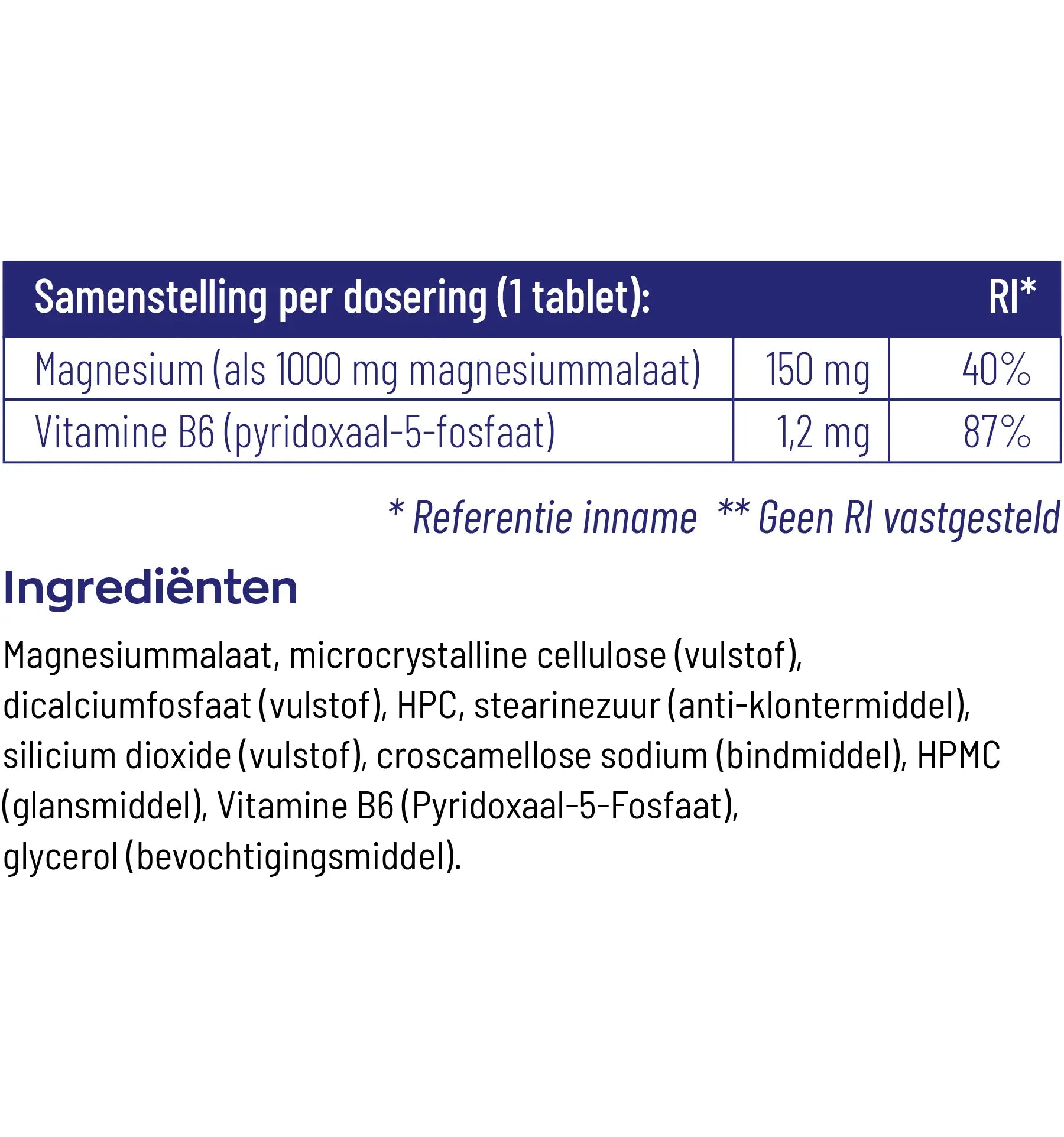 Vitakruid Magnesium 150 malaat 90 tabletten (afbeelding 4)