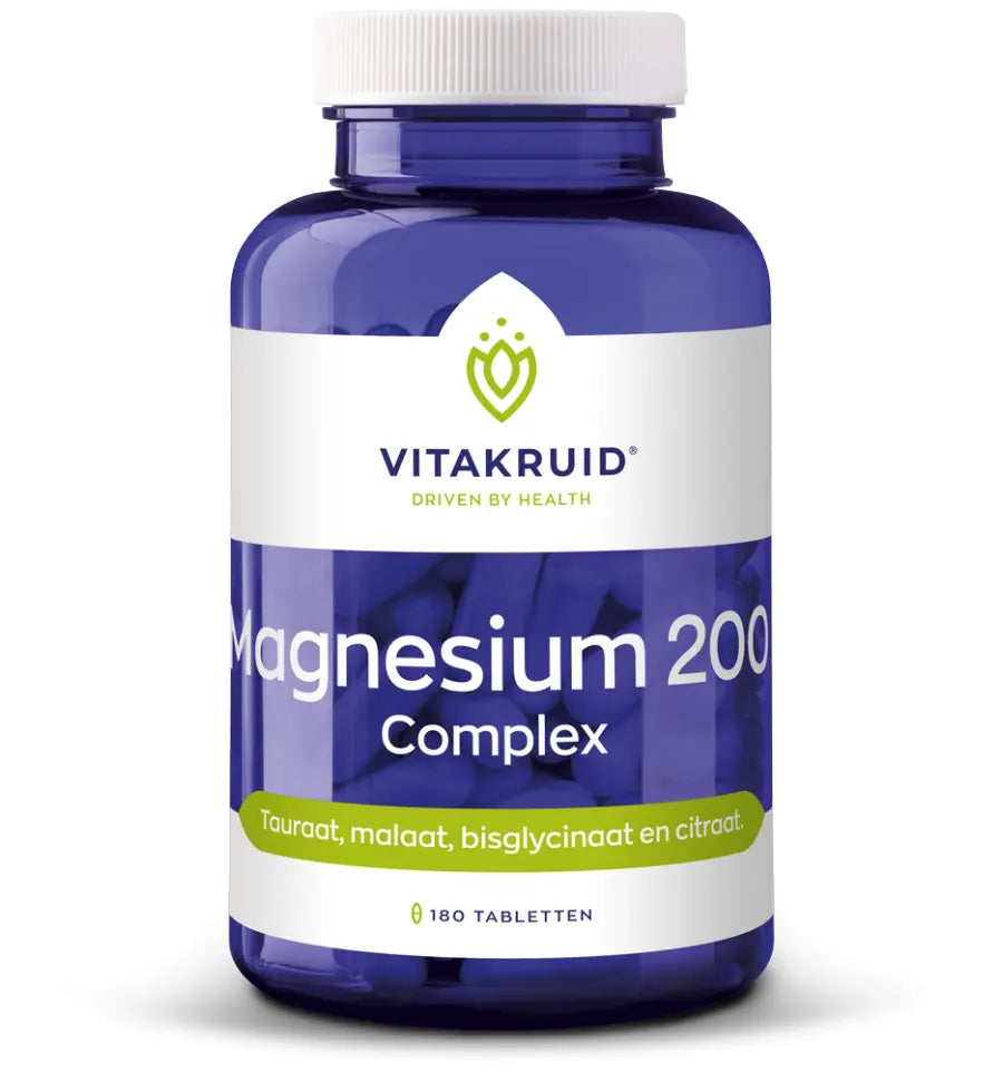 Vitakruid Magnesium 200 complex 180 tabletten