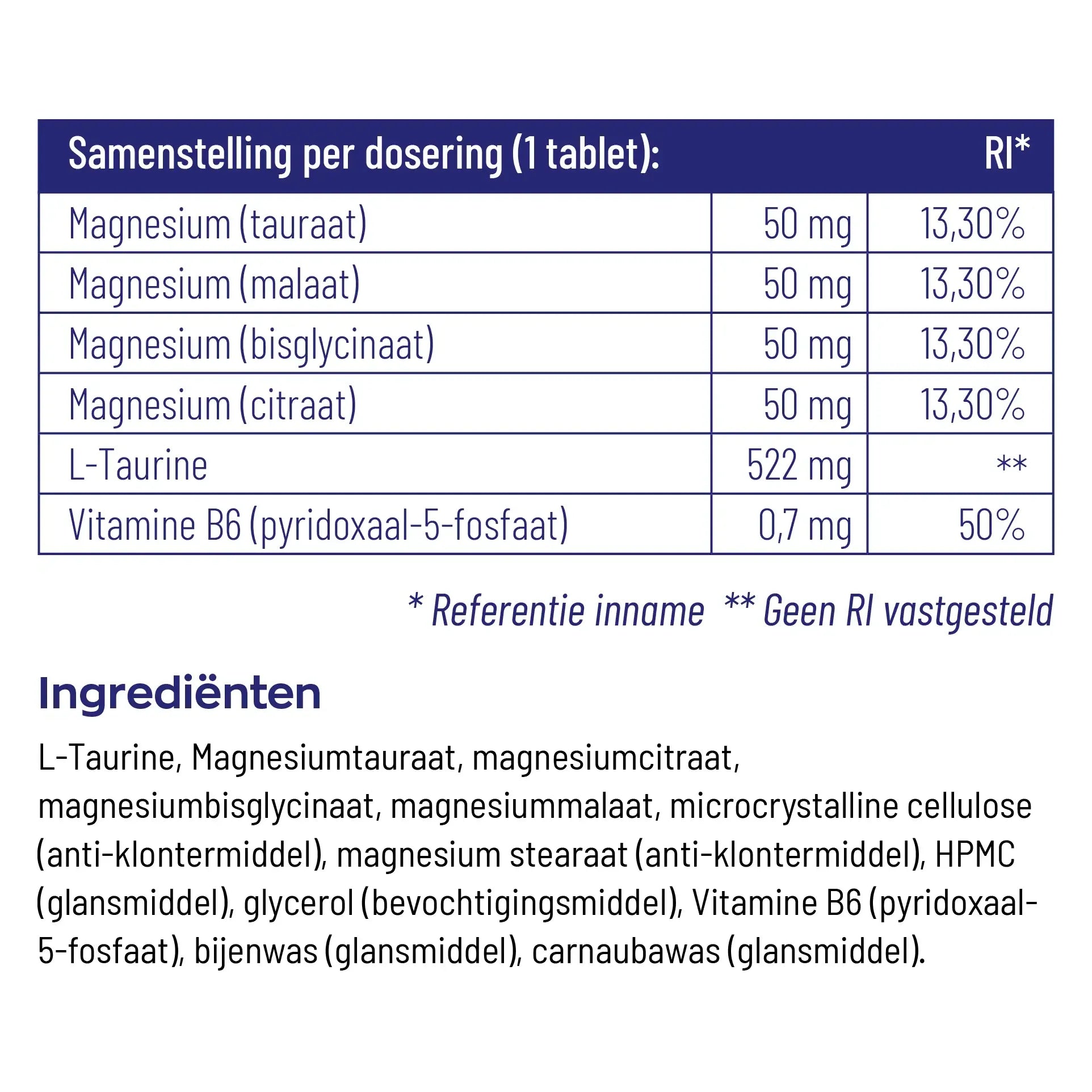 Vitakruid Magnesium 200 complex 90 tabletten (afbeelding 4)